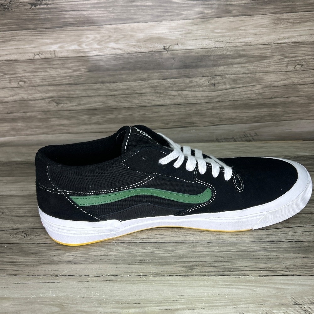 Vans Bmx Style 114 Sneakers Black Green Mens Shoes Size 13 Skate Old Skool - Picture 5 of 7